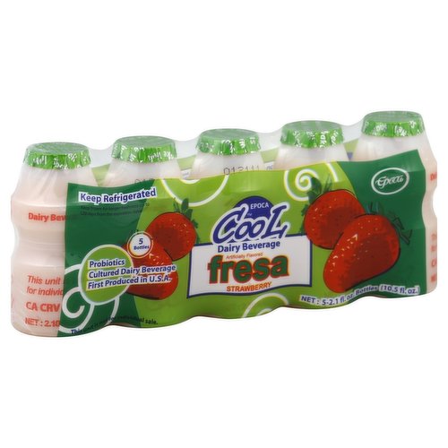 Cool Dairy Beverage Strawberry